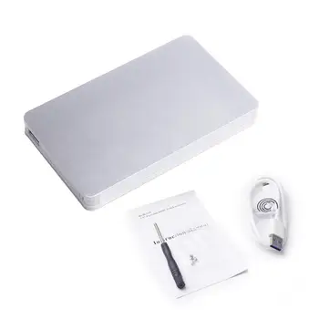 

Hard Disk Drive Support 4T 2.5-inch USB 3.0 6Gbps Aluminium Alloy SATA HDD Enclosure External For Laptop