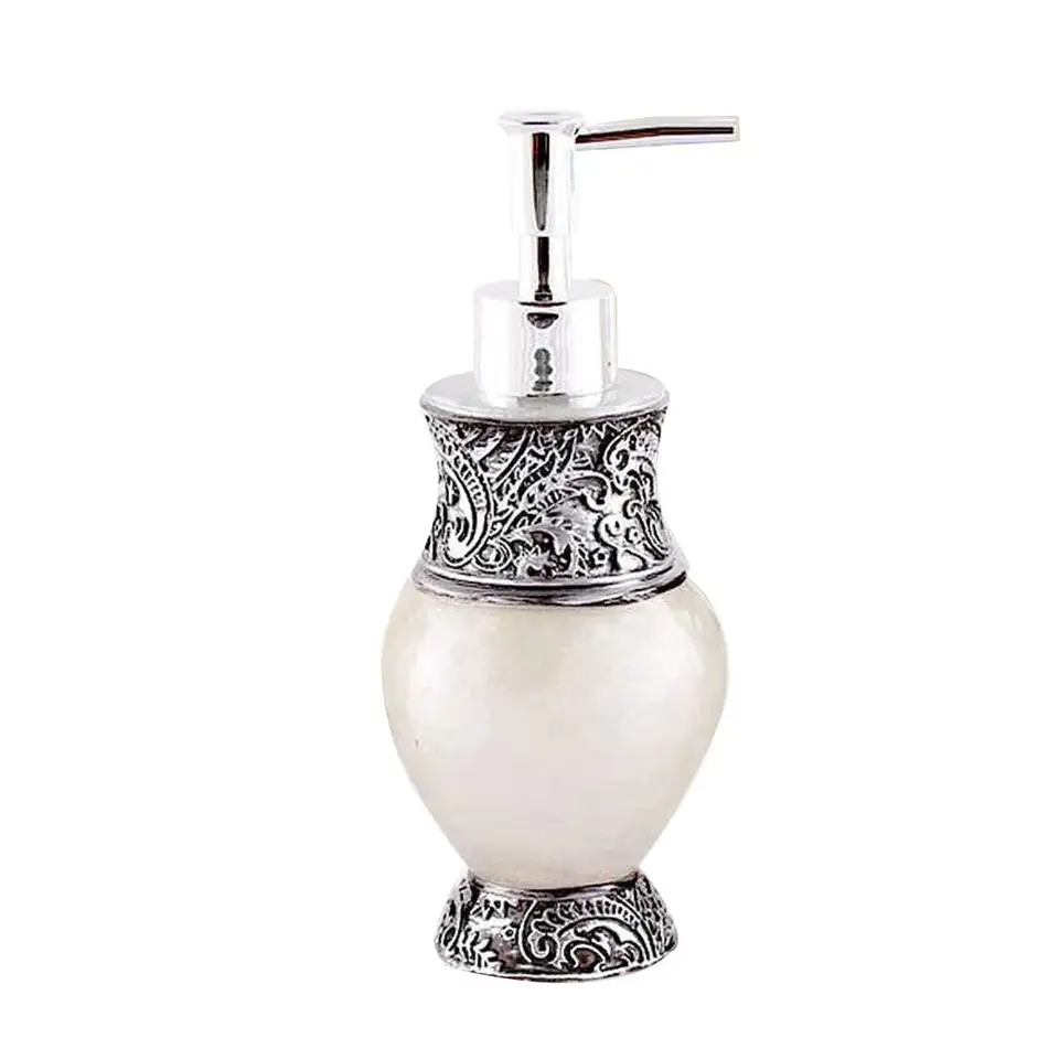 Resin Pump Bottle Refillable Container Countertop Decorative