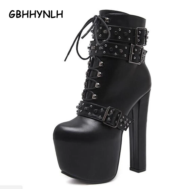 Hiver Femme à MARTIN boots Strass Talon Massif fourrure Haut Plateforme Chaussures un Hiver Femme à MARTIN boots Strass Talon Massif fourrure Haut Plateforme Chaussures un