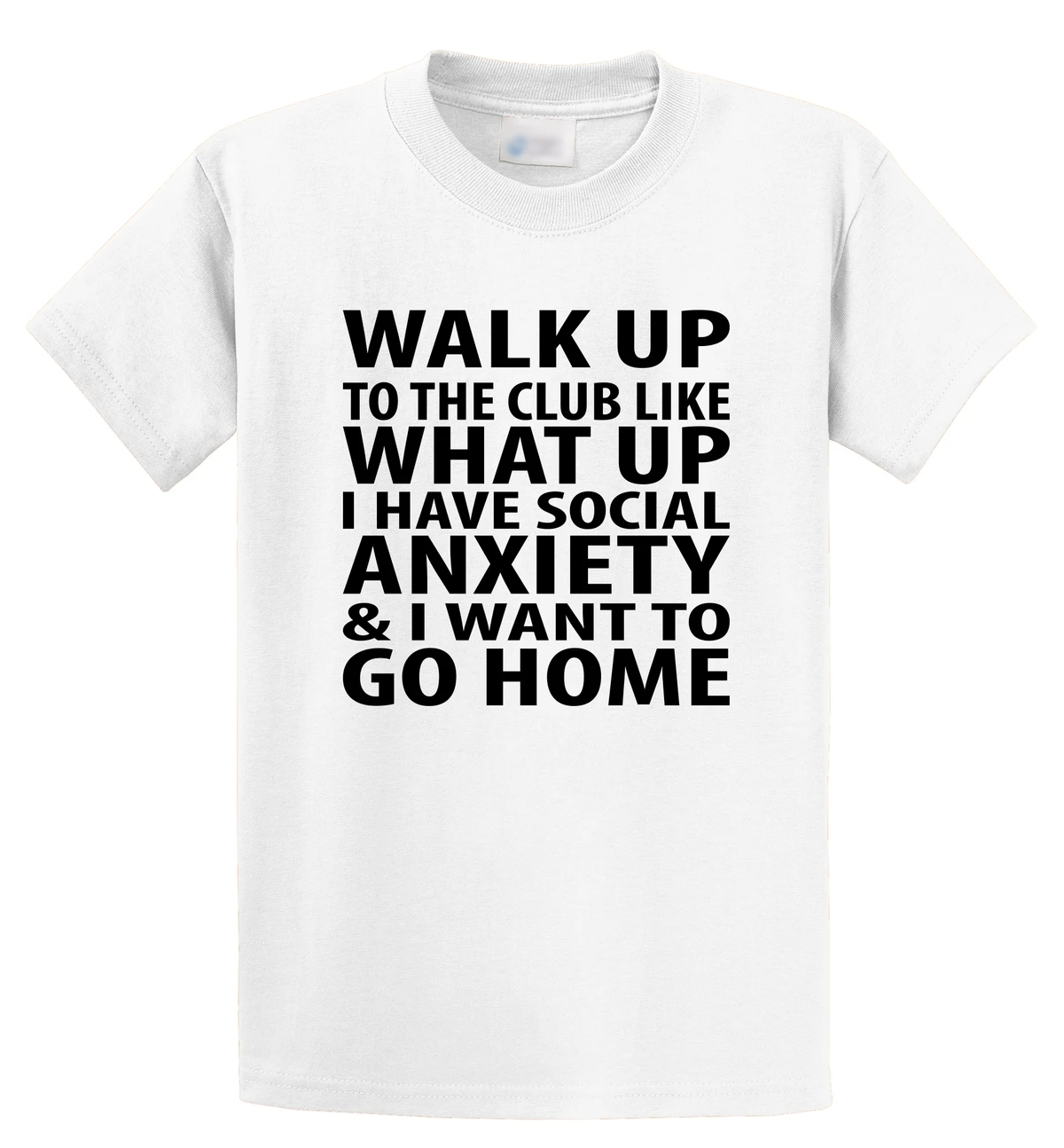 

T Shirt Design Template Zomer Walk Up To The Club Funny Antisocial Song Music 16 Cols O-Neck Short-Sleeve T Shirts For Men