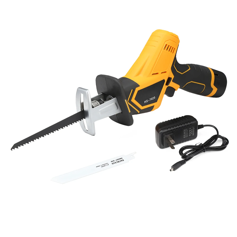 

12V Lithium-ion Battery Reciprocating Saw Set for Wood Metal Cutting Powerful Wood Cutting Saw With Blade Woodworking Cutter