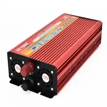 3000 w солнечный автомобиль Мощность инвертор светодиодный DC12/24 V к AC110/220 V синусоида преобразователь 4 USB интерфейсы