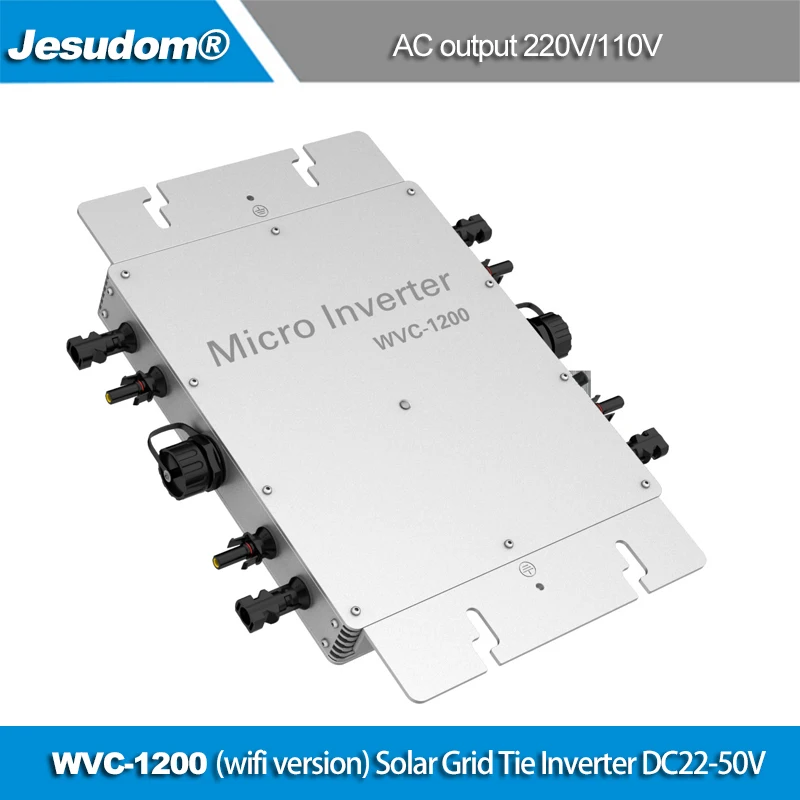 

New Product!!! Wireless Communication 433MHz WIFI Version WVC1200W Solar Power Inverter Grid Tie Inverter for PV System