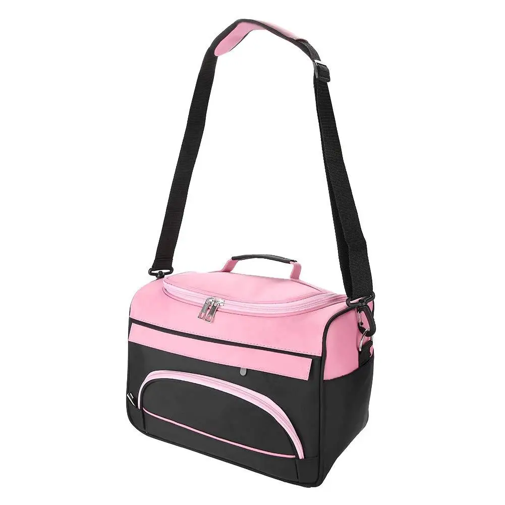 

Large Multi-functional Cosmetic Bag With Adjustable Strap Travel Makeup Case Women Zipper Make Up Beauty Kit