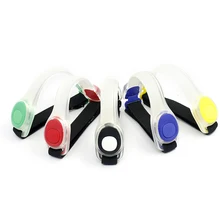 Светодиодный светящийся силиконовый нарукавник плечевой ремень ночной бег езда Спорт высокая видимость безопасности повязки