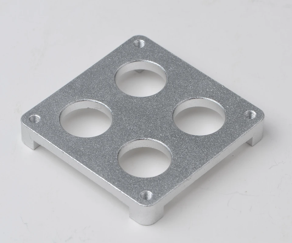 Free Shipping! 2pcs/Lot High Quality 3D Printer Parts Four Hole Fixed Block For Ultimaker Extrusion Aluminium Block Bracket