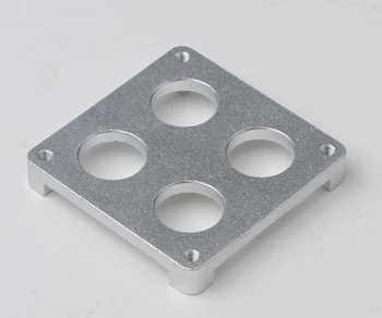 

2pcs High Quality 3D Printer Accessories four hole Fixed block for Ultimaker Extrusion Aluminium Block Bracket