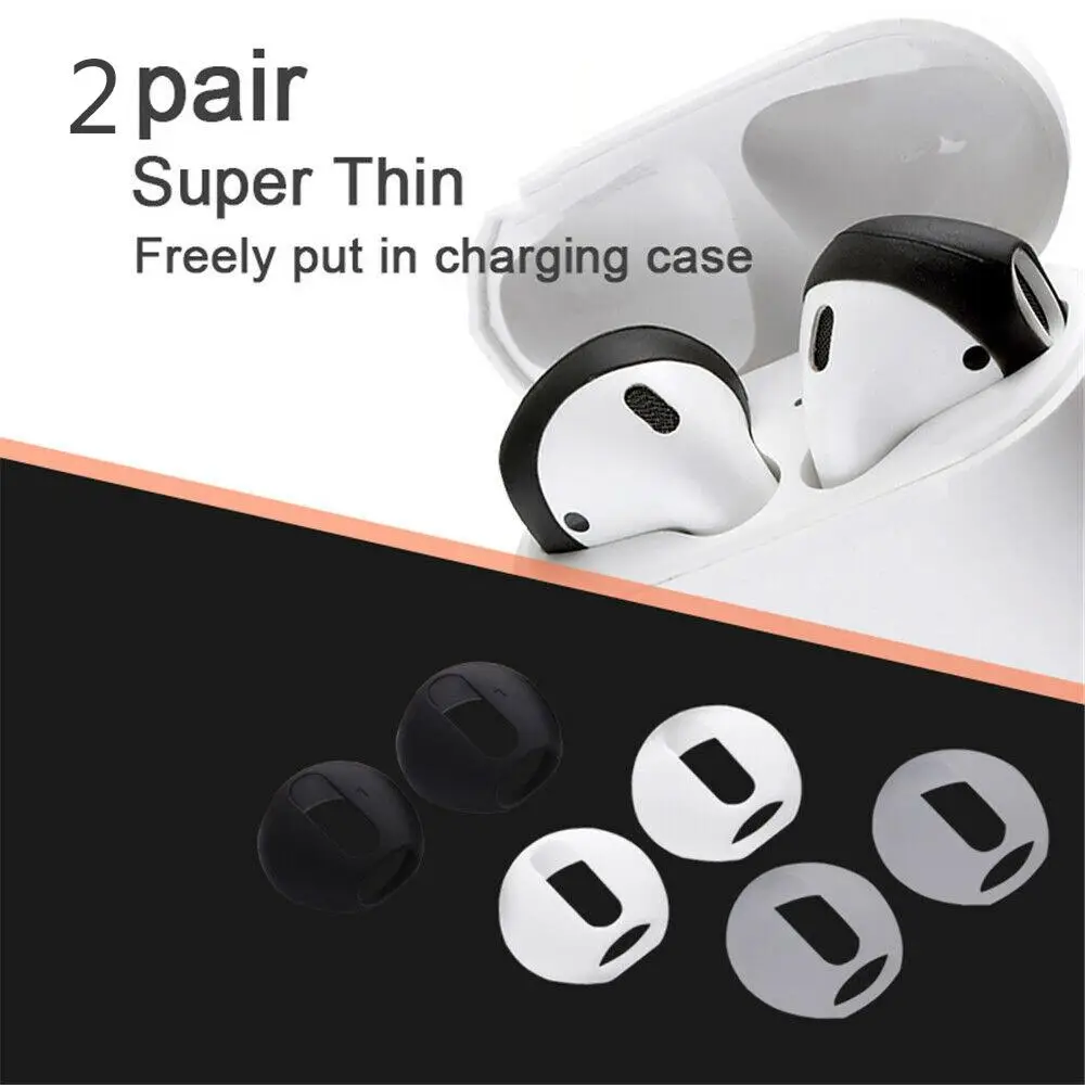 Силиконовый чехол для наушников EastVita 2 пары противоскользящие насадки Apple AirPods