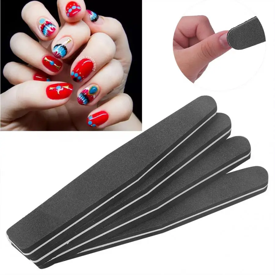 buff for nails 10pcs Professional Sponge Nail Polishing Sanding Buffers