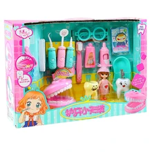 Доктор детский стоматолог чистит и защищает зубы наборы игрушек обучающая игрушка развитие привычки 1-5 лет детский сад школьное образование