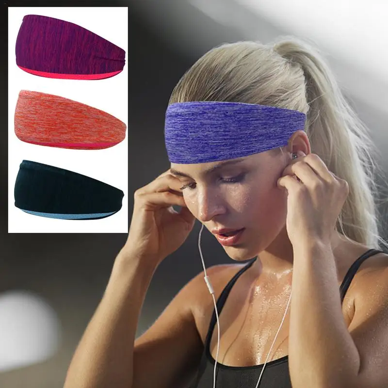 

New Sweat-Absorbent Non-Slip Sports Hair Band Moisture Wicking Running Workout Yoga Headband Sweatband For Men And Women