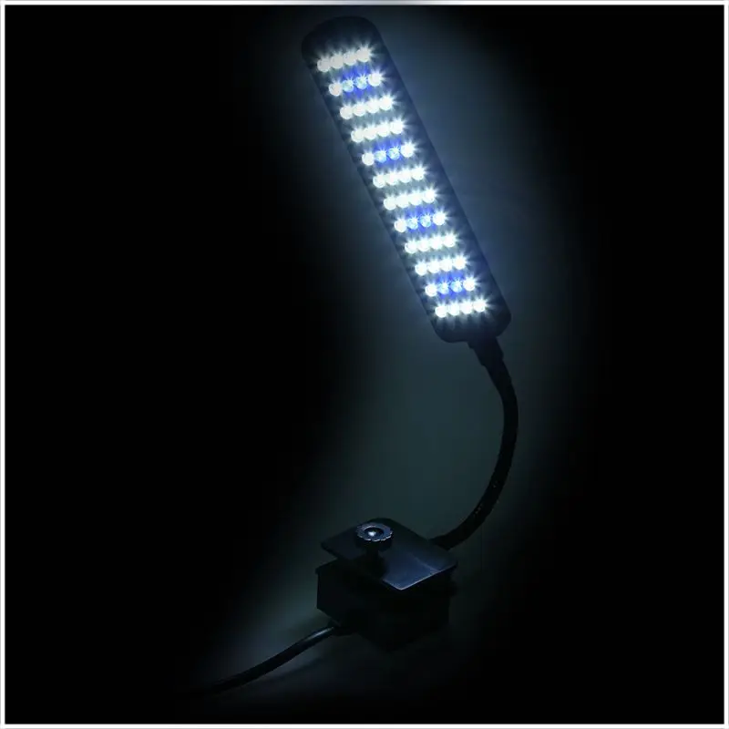 

8 Blue + 40 White LED Aquarium Tail Light Lamp Light Fish Tank Light LED 9000h Lifetime