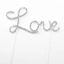 Промо-акция! Украшение для торта с надписью «любовь» для свадьбы/помолвки/дня рождения