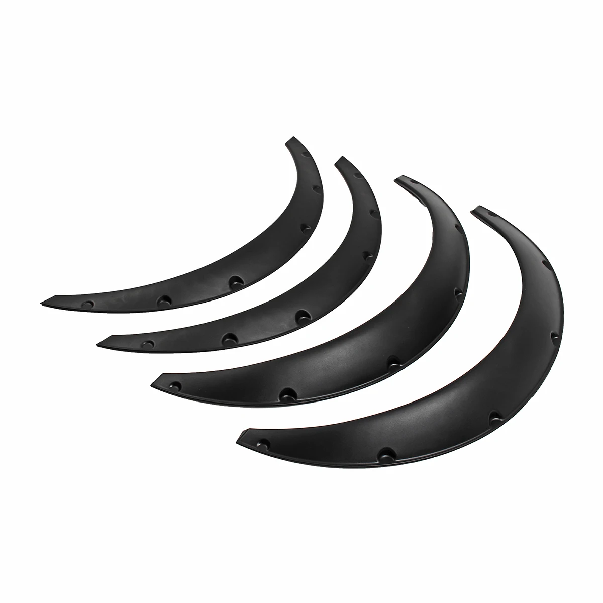 

Universal 4Pcs/Set 2"/50mm Flexible Car Fenders Mudguards Flares Extra Wide Body Wheel Arches Car Truck SUV Parts Replacement
