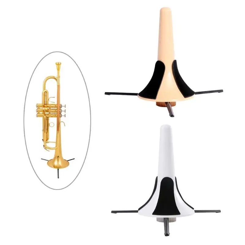 

Foldable Trumpet Tripod Holder Stand Metal Brass Leg Musical Instrument Accessories