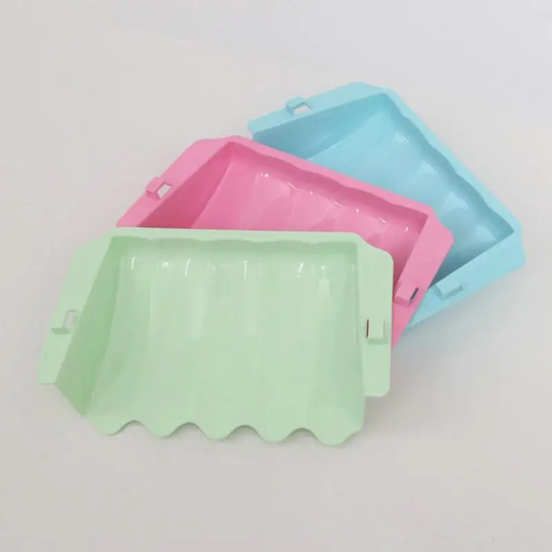 

Small Pet Rabbit Grass Feeder Rack Fixed External Shelf Plastic Grass Hay Bowl Rack Cat Guinea Pigs Small Animals Bowl