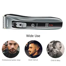 Дизайн электрическая машинка для стрижки бороды Триммер керамическое лезвие перезаряжаемая Профессиональная стрижка инструмент