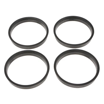 

67.1-73.1 mm - Black Plastic Hubrings Fits 67.1mm Vehicle Hub & 73.1mm Wheel Centerbore - 4 Pcs