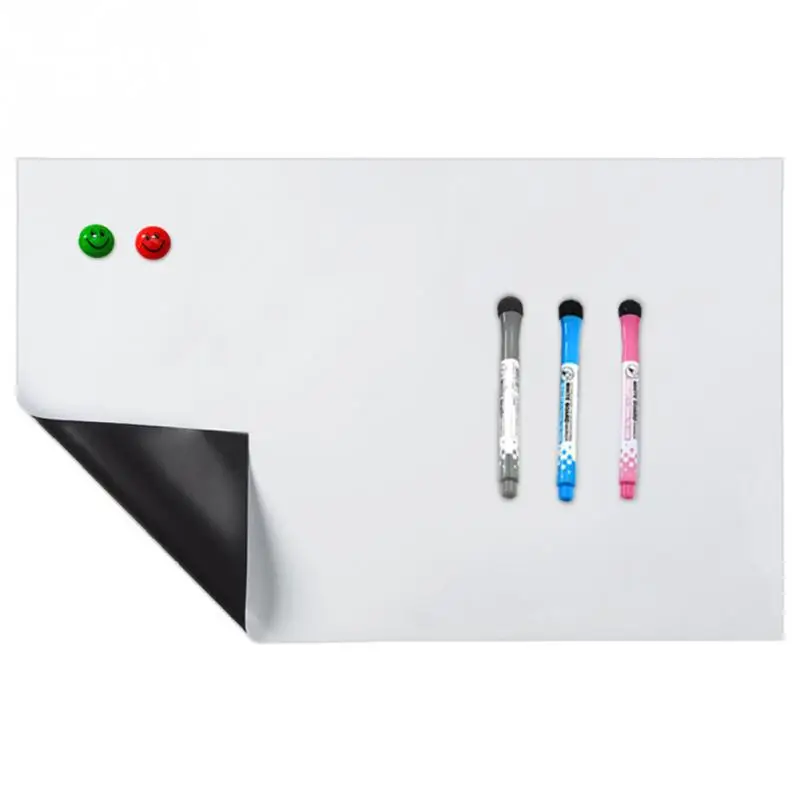 

PET Stain Resistant Waterproof Whiteboard Memo Pad Magnetic Refrigerator Stickers Message Boards Size 42*30cm #25