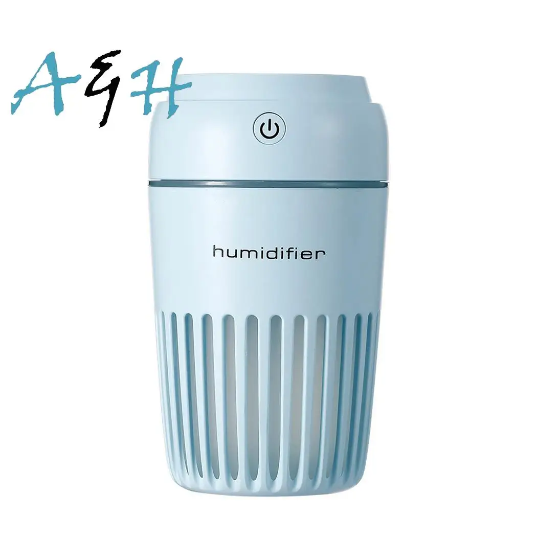 

Portable USB Ultrasonic Humidifier Air Aromatherapy Diffuser with LED Night Light for Home Room Mini Electric Mist Maker Fogger