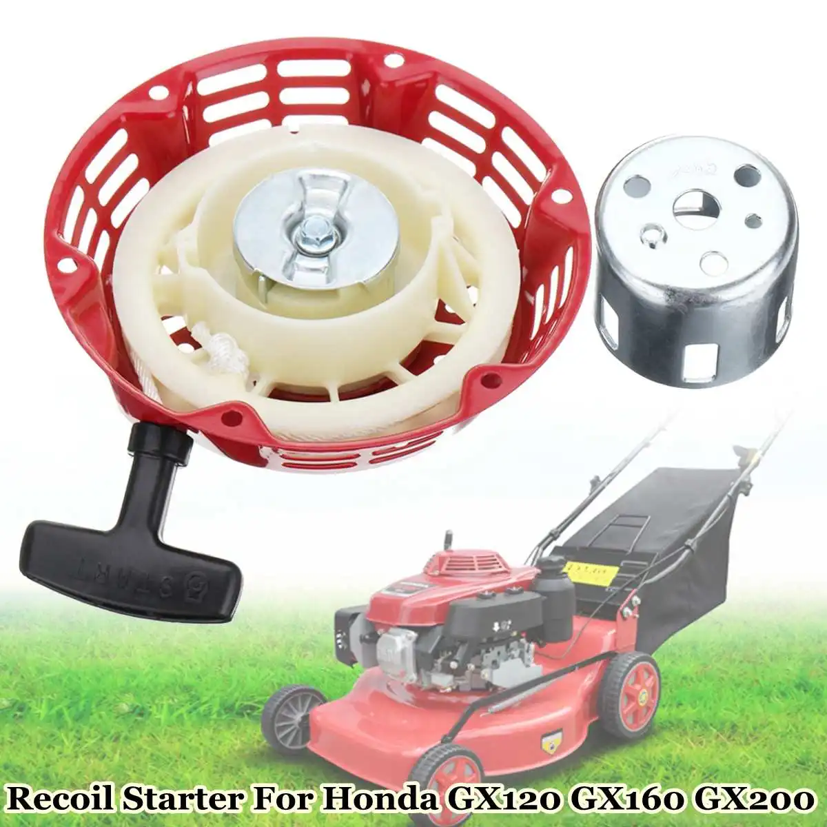Вытяжной стартер отдача фланец Набор чашек для Honda GX120/160/200 4HP 5 & 6 двигателей HP 28400