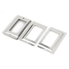 Металлическая метка-держатель ящика для файлов, серебряный тон, 10 штук