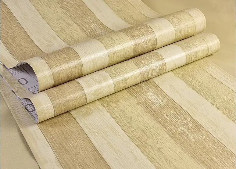 60cmx5m Wood Waterproof Vinyl Self Adhesive Tape Wallpaper Contact Paper Kitchen Flooring Pvc Wall Sticker Furniture Papier