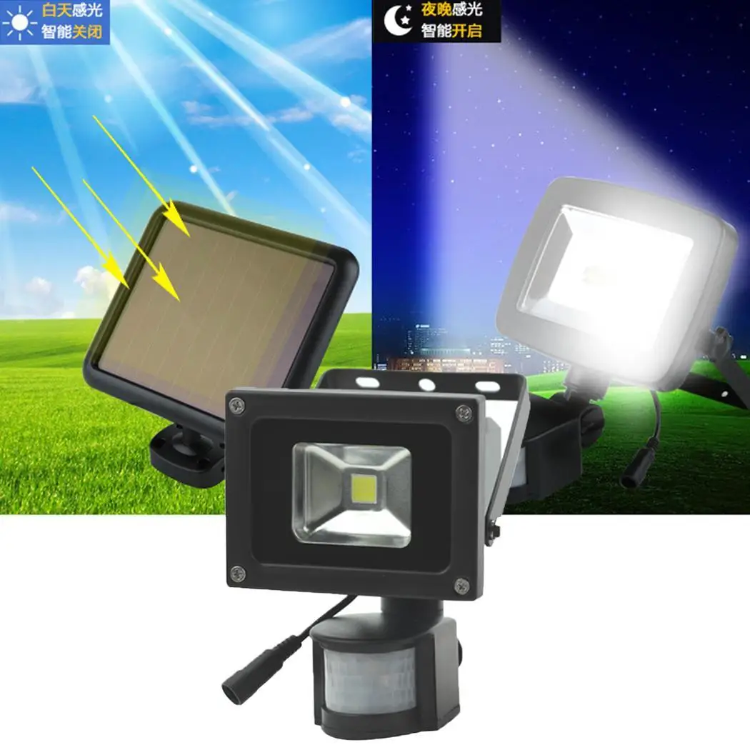 

Sensor Lamp Lighting LED Camping Wall Outdoor 3 Light Infrared IP65 Garden Waterproof Courtyard Outdoor Powered Solar 7V