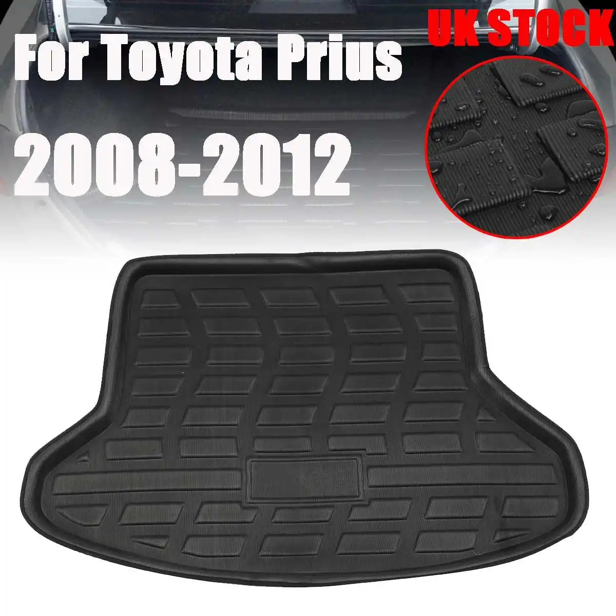 

Car Trunk Tailgate Cargo Liner Carpet Waterproof Cushion Mat Rear Trunk Liner For Toyota Prius 2008-2012 Floor Protective Mats