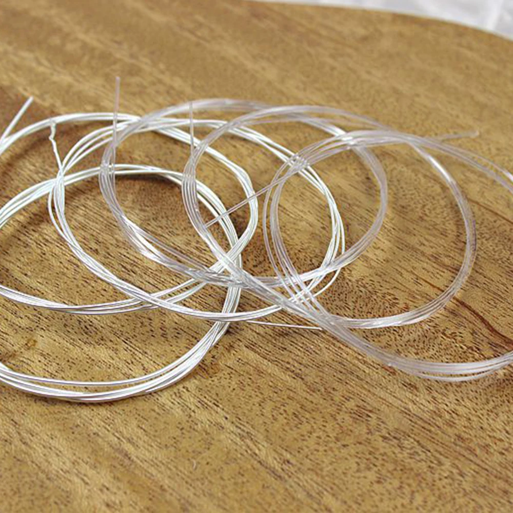 Clear Nylon Classical Guitar Strings Silver Plated Copper Accessories | Спорт и развлечения