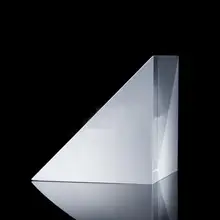 50x50x50 мм оптический Стекло треугольный lsosceles K9 призма с светоотражающая пленка оптики