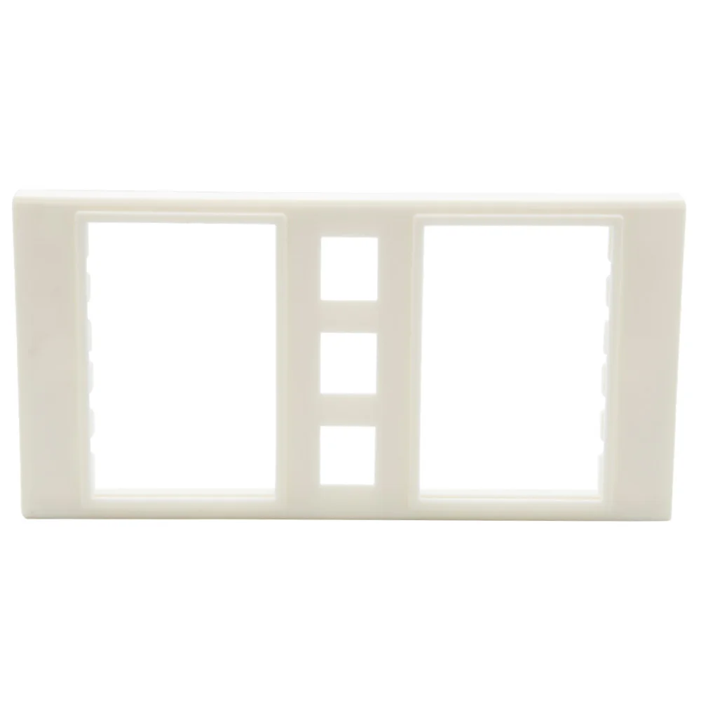 

2 Gang Dual 86 Wall Plate With Additional 3 Keystone Holes