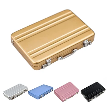 

Mini Briefcase Business Card Case Id Holders Password Aluminium Credit Card Holder