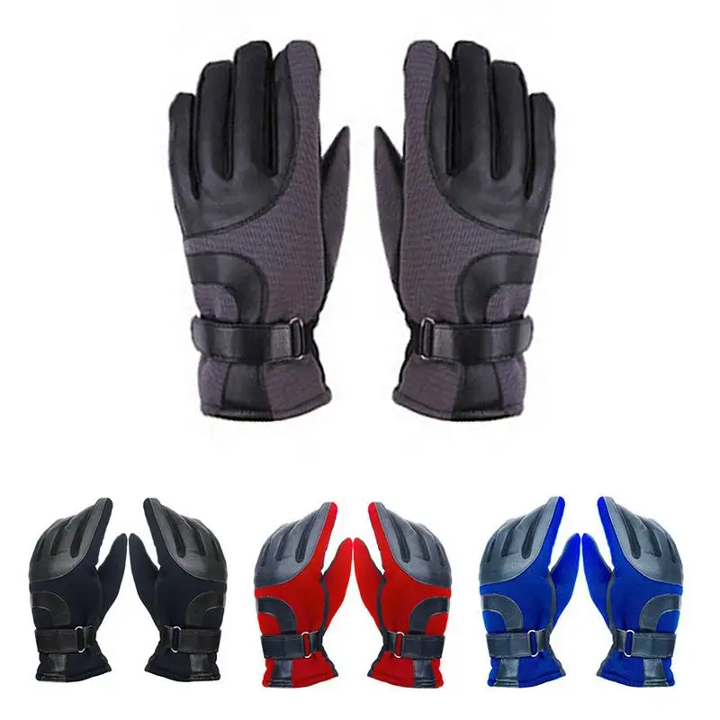 2018 новые зимние мужские перчатки зимние-30 теплые перчатки ветрозащитные Нескользящие перчатки с сенсорным экраном велосипедные