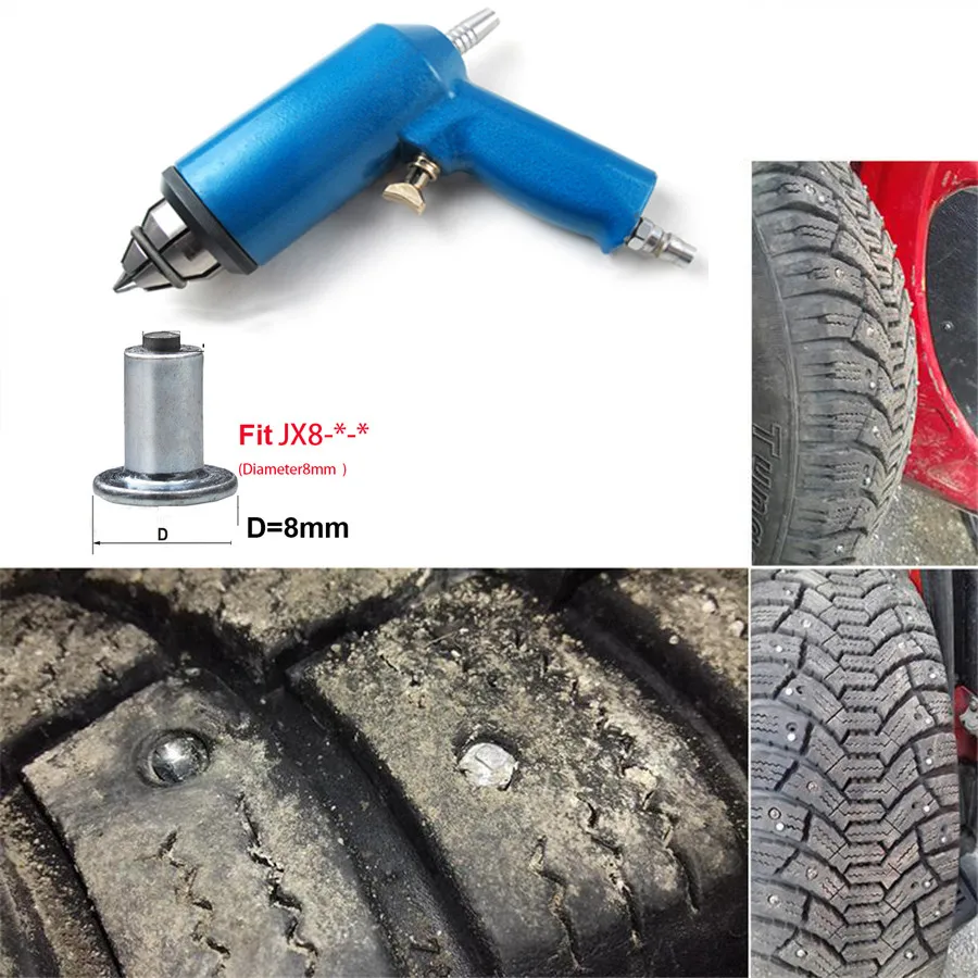 Car Tire Nail Air Gun Tool For 8mm Bottom Diameter Car Tires Studs Air