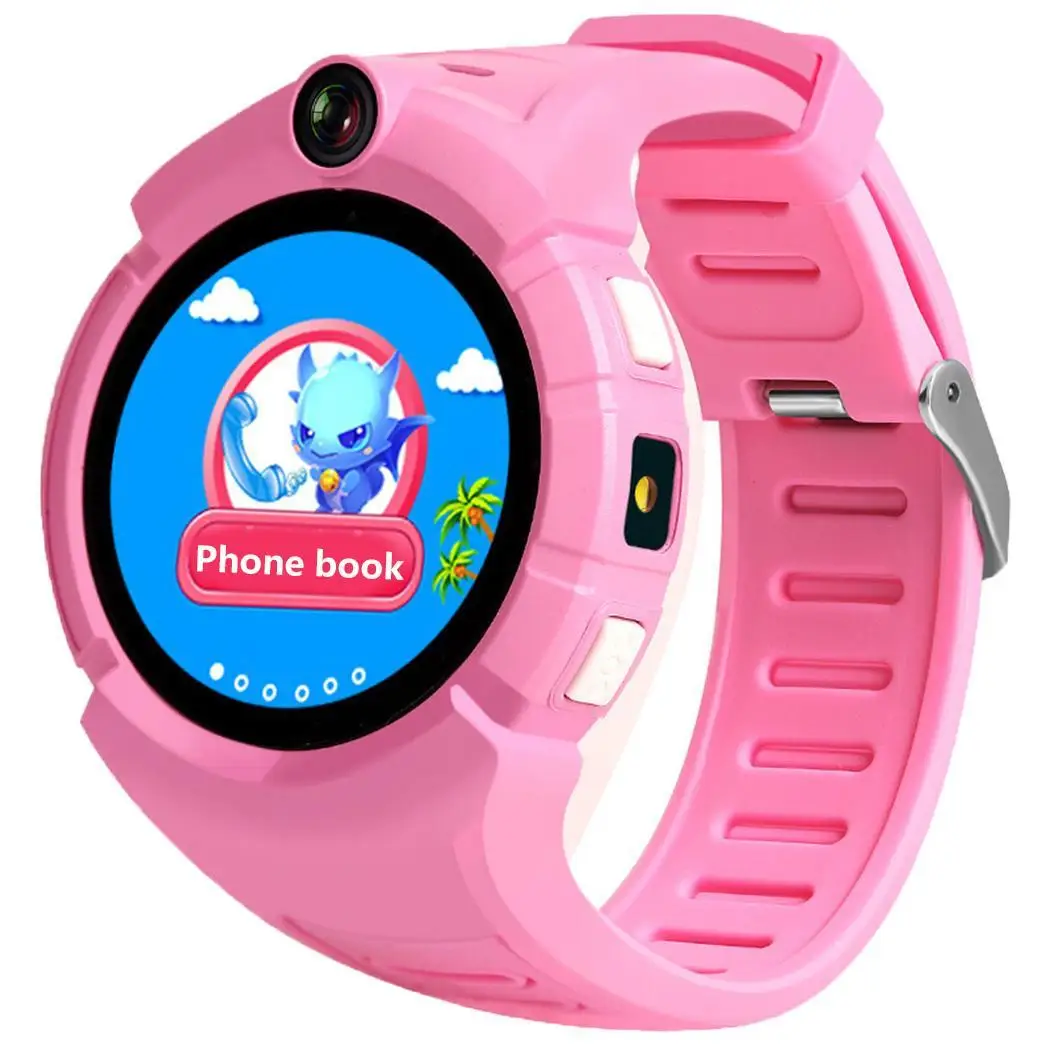 Детские Смарт часы с сенсорным экраном gps позиционирование Smartwatch 240x240 круглый