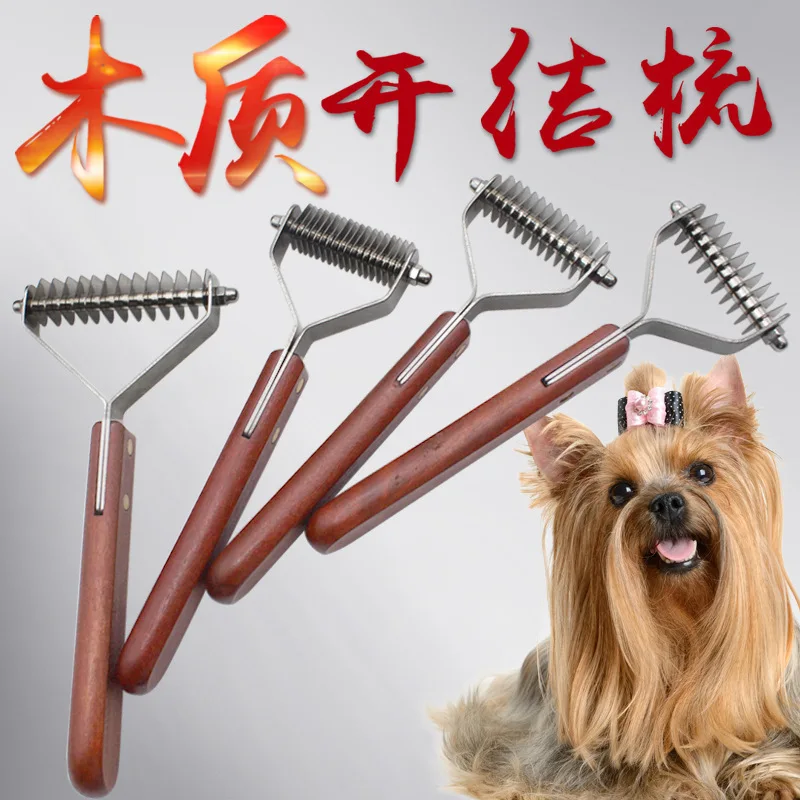 

Ha Special Beautiful Pets Villus Comb Hair Cutter Bottom Hairy Rake Y Comb Type Kitty Dog Hair Comb