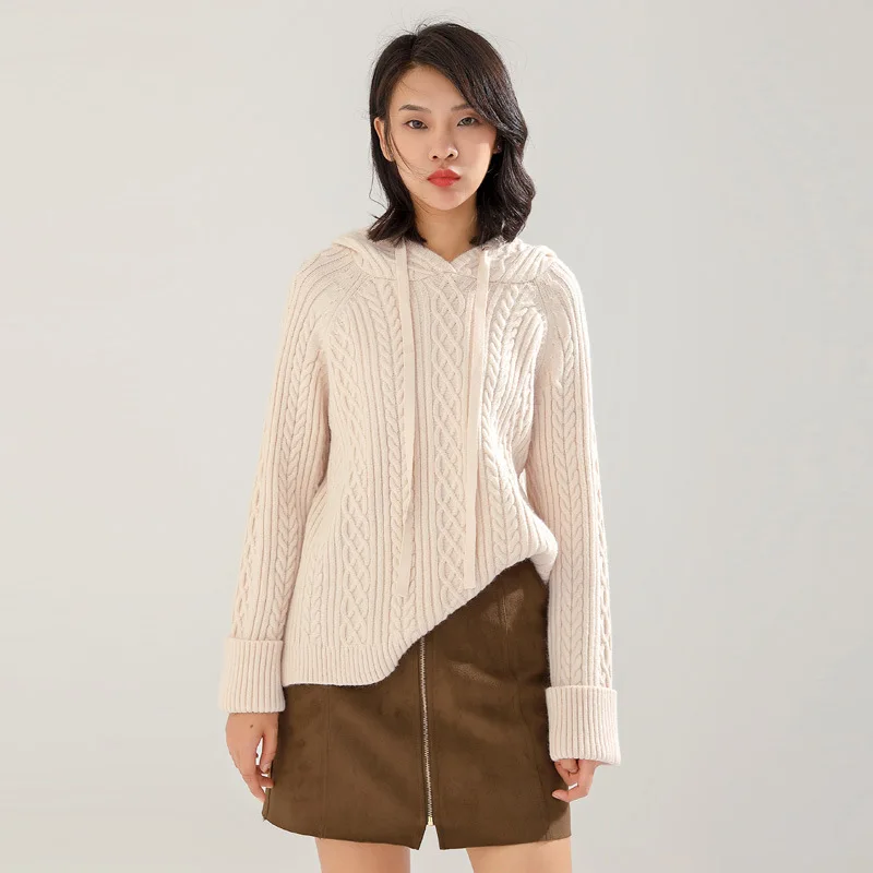 2018 autumn and winter new arrival women's casual loose sweater female thick hooded sweater women 18231 2018 autumn and winter new arrival women's casual loose sweater female thick hooded sweater women 18231