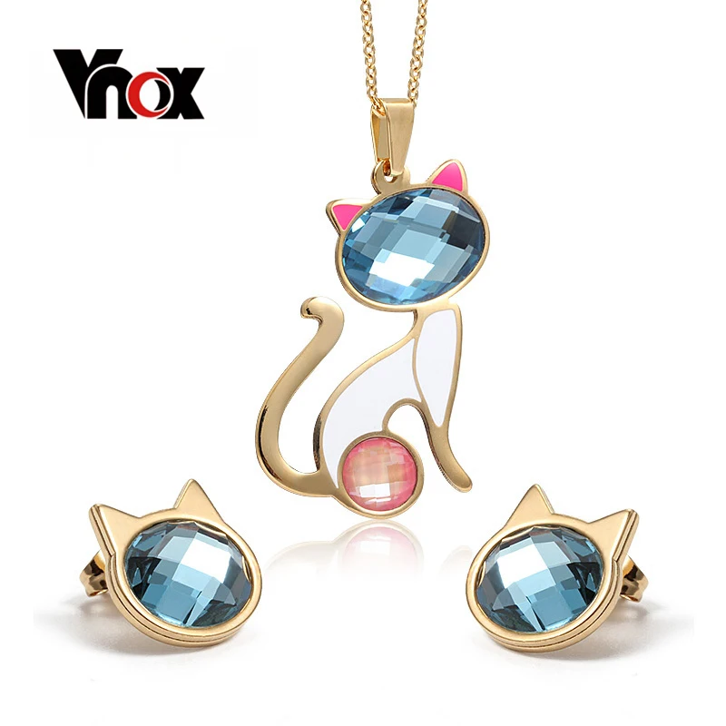 Aliexpress.com : Buy Vnox Animal Crystal Jewelry Sets for
