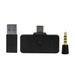 Тип-C беспроводной Bluetooth USB гарнитура наушники адаптер Dongle с микрофоном Для nintendo коммутатора/PS4/ПК на Windows 10 8
