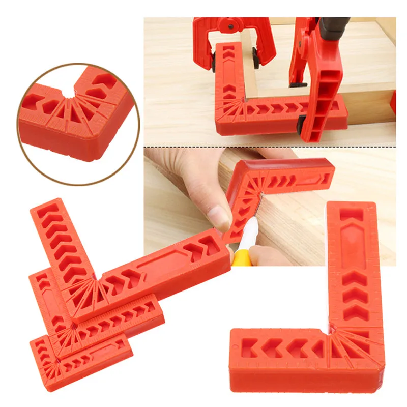 

3/4//6/8 Inch Square Right Angle 90 Degrees L-Shaped Auxiliary Fixture Woodworking Positioning Ruler Household Woodworking Tool