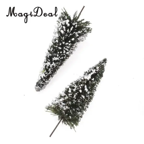 MagiDeal 10 шт. 1/150 белый темно зеленый пейзаж пейзажная модель кедровые деревья для