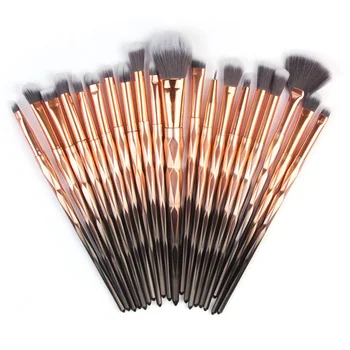 

20pcs/lot Makeup Brushes Set Soft Synthetic Hair Blush Eyeshadow Lips Make Up Brush Beauty Women Cosmetic Tool