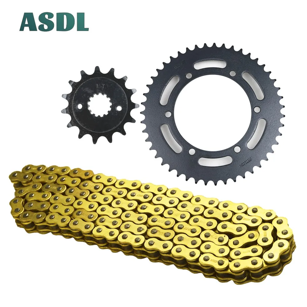 

520H 15T 47T Motorcycle Best Transmission Drive Chain and front rear sprocket set for HONDA FX650 VigorRD09 FX 650 1999 - 2001