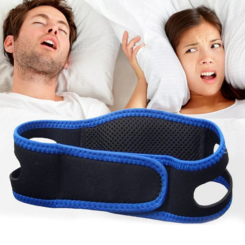 Anti Snoring Chin Strap Cpap Sleeping Aid Mouth Guard Stop Snore Anti