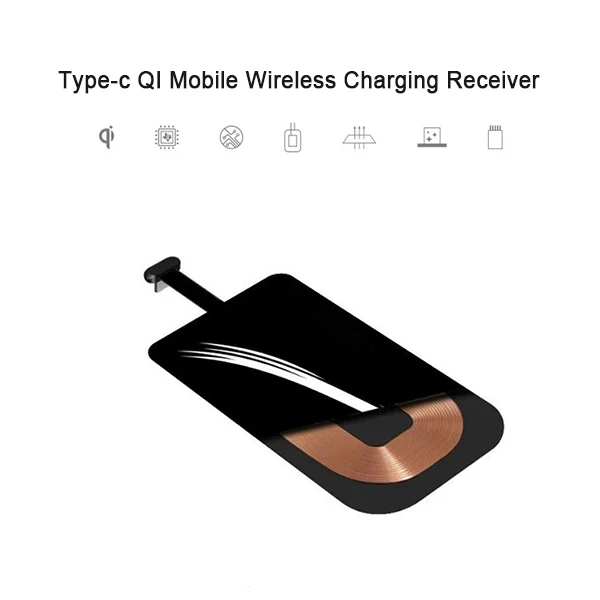 

Type-C Wireless Charger Receiver Phone Charging Patch Module for Samsung Galaxy S8 Huawei P9 Xiaomi XXM8