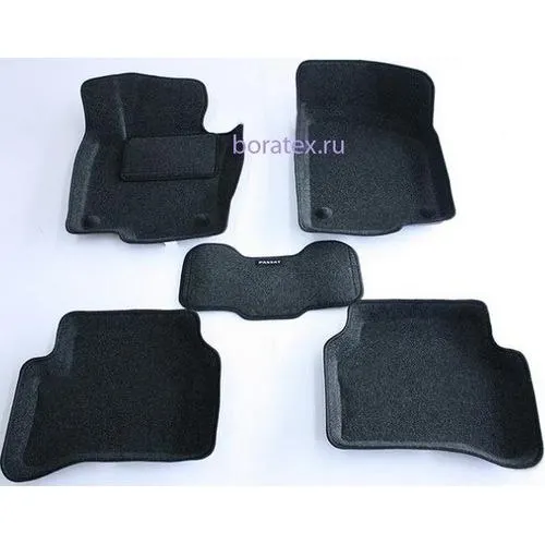 3D carpet BORATEX BRTX-1054 for Volkswagen Passat B6 2005-2011 dark gray | Автомобили и мотоциклы