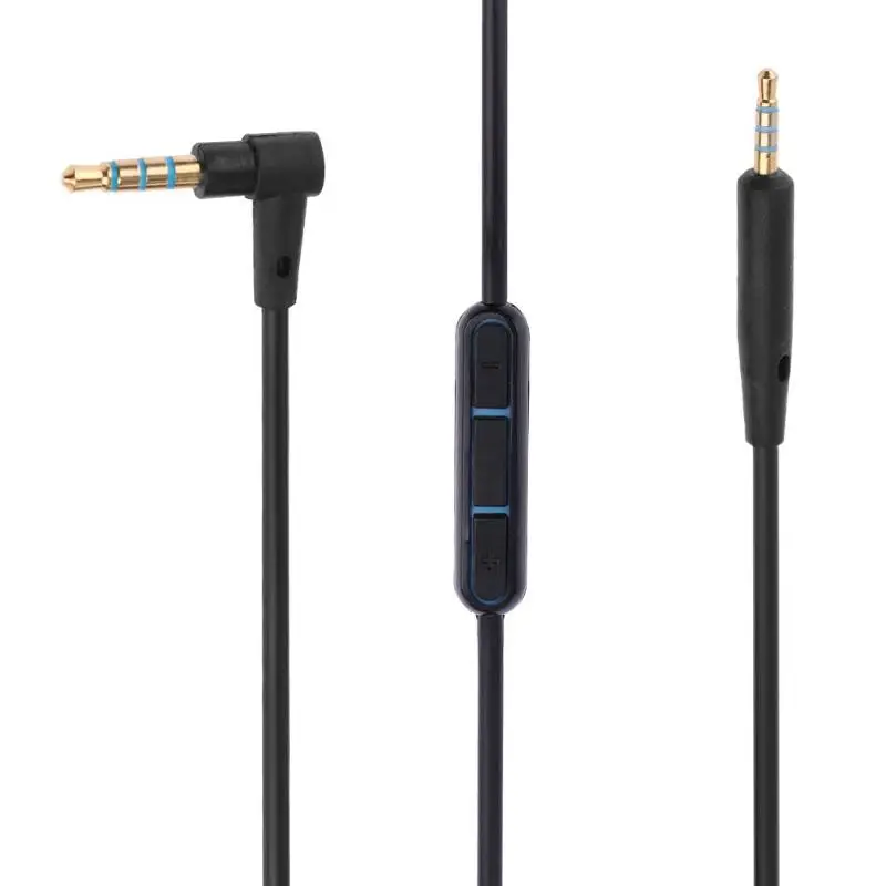 ALLOYSEED 1.5m Audio Cable with Mic 2.5mm to 3.5mm Male copper core wire earphone cable cord for Bose QC25 | Электроника
