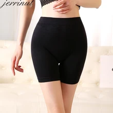 Шорты Jerrinut женские короткие безопасные со средней посадкой, нижнее белье, шорты с юбкой, черные кожаные короткие колготки, дышащее женское н...