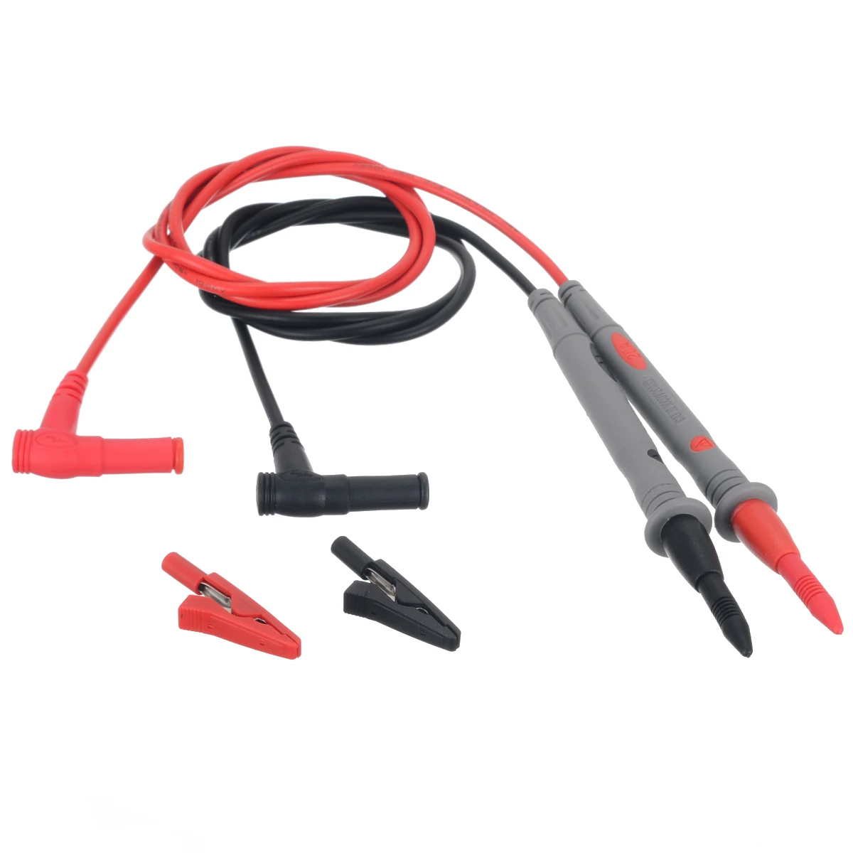 

New Multimeter Probe Test Leads With 2MM Alligator Clips Kit Universal Multimeter Probe Test Leads Multi Meter Needle Tip Tester